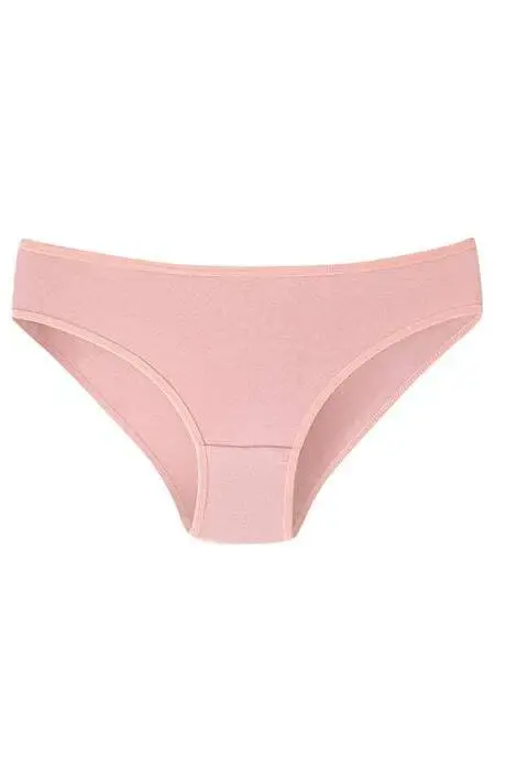 Women's Solid Color Panties 7-Pack Cotton Lycra Stretch and Soft Fabric - 6