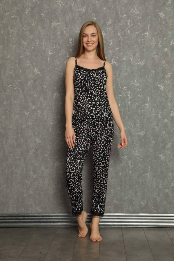 Women's Spaghetti Strap Pajama Set 20604 - 2