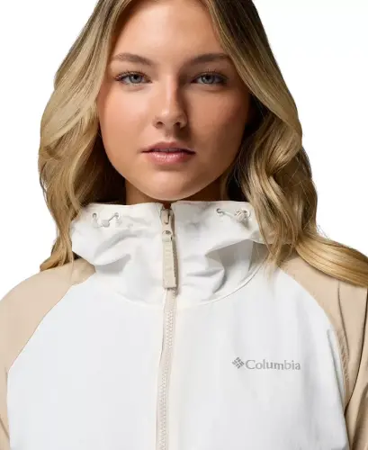 Women's Spire Valley Windbreaker Jacket - Dark Stone - COLUMBIA (1)