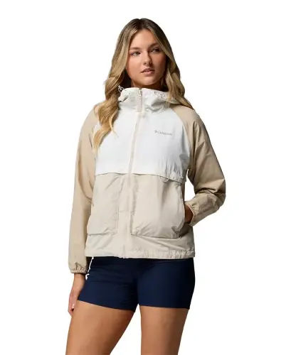 Women's Spire Valley Windbreaker Jacket - Dark Stone 