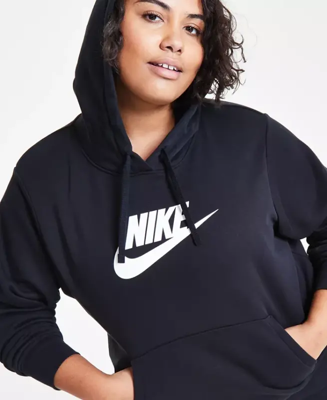 Women's Sportswear Club Fleece Logo Pullover Hoodie - 7
