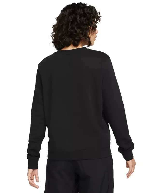 Women's Sportswear Club Fleece Logo Sweatshirt - Black/white - 2