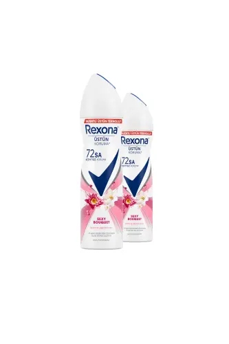 Women's Spray Deodorant Sexy Bouquet 72 Hours Uninterrupted Superior Protection 150 ml X2 - REXONA (1)