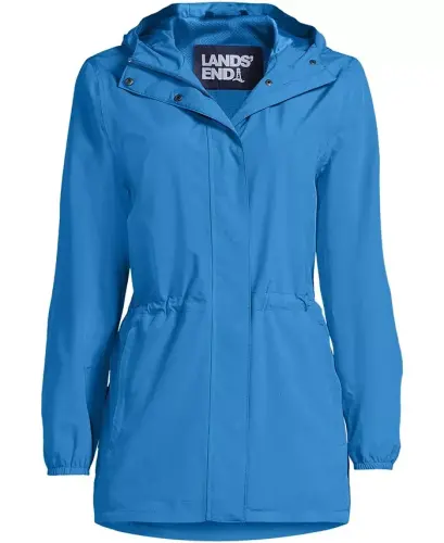 Women's Squall Packable Waterproof Raincoat - Muted cobalt blue - 3