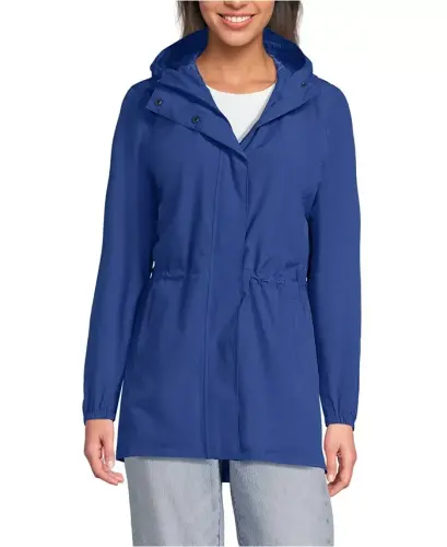 Women's Squall Packable Waterproof Raincoat - Sapphire 