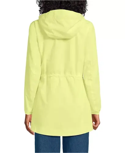 Women's Squall Packable Waterproof Raincoat - Soft limoncello yellow - LANDS' END (1)