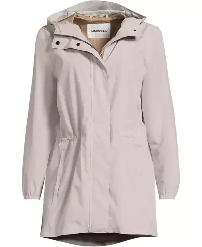 Women's Squall Packable Waterproof Raincoat - Soft mushroom 