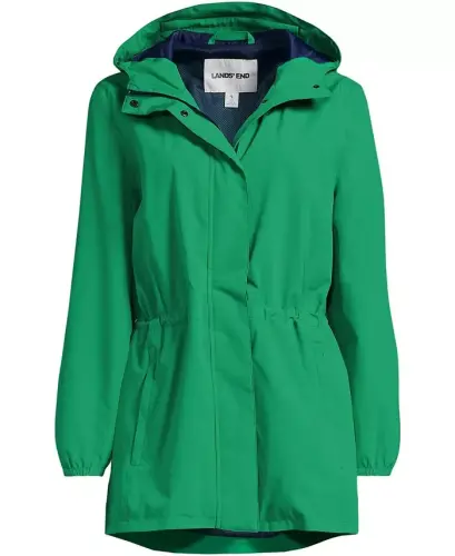 Women's Squall Packable Waterproof Raincoat - Vibrant clover 