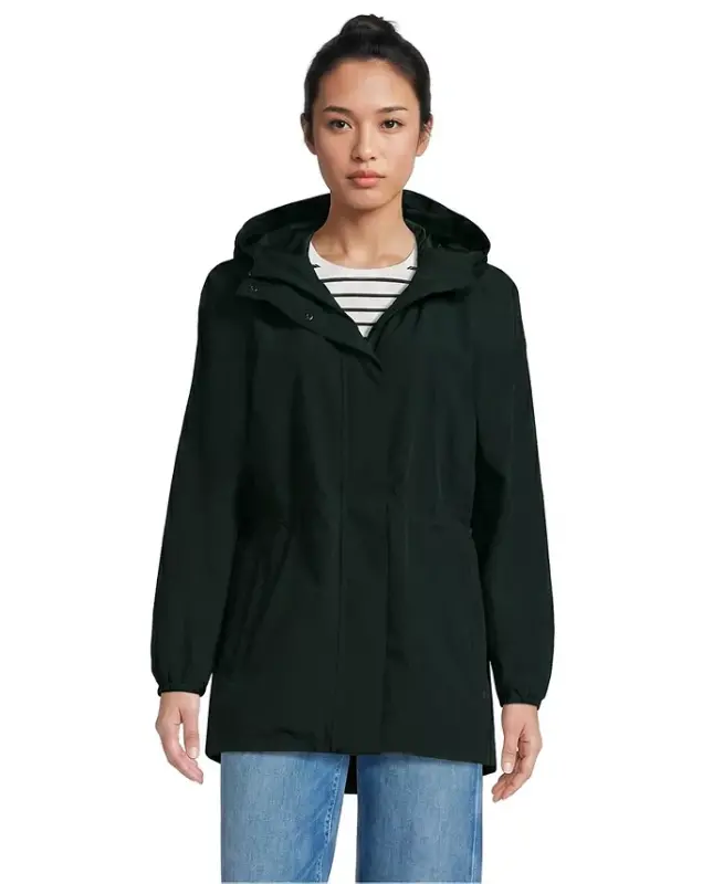 Women's Squall Packable Waterproof Raincoat - Woodland forest - 2