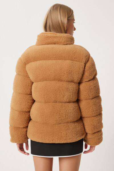 Women's Stand Collar Plush Puffer Jacket QA00002 - 7