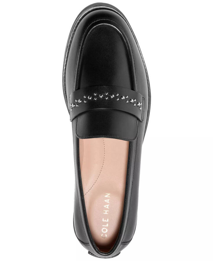 Women's Stassi Embellished Loafers Black - 4