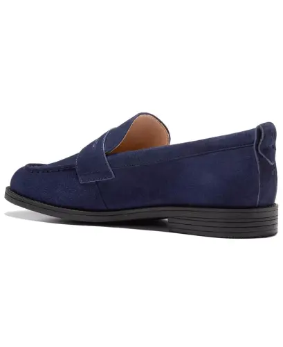 Women's Stassi Penny Loafers - Midnight Moon Suede - 3