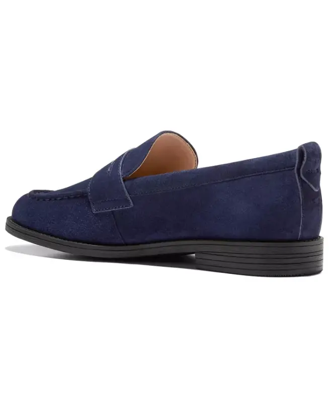 Women's Stassi Penny Loafers - Midnight Moon Suede - 3