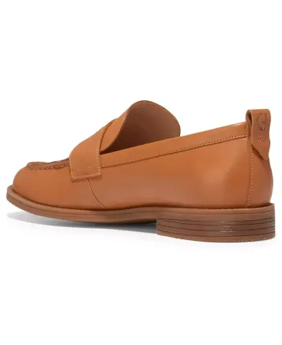 Women's Stassi Penny Loafers - Pecan Leather - 3