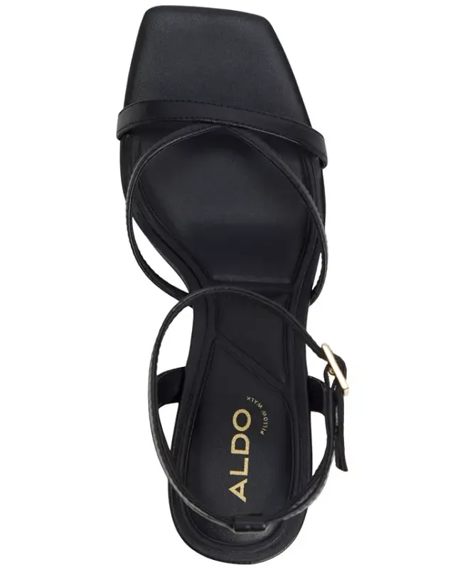 Women's Stellare Two-Piece Dress Sandals - Black - 4