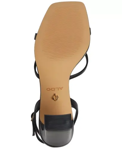 Women's Stellare Two-Piece Dress Sandals - Black - 5