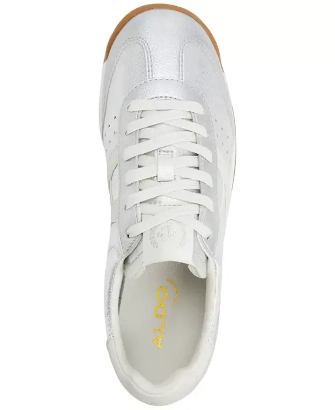 Women's Stepcount Lace-Up Jogger Sneakers - Silver Metallic - 4