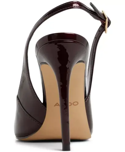 Women's Stessysling Slingback Pumps - Dark Brown Metallic - 3