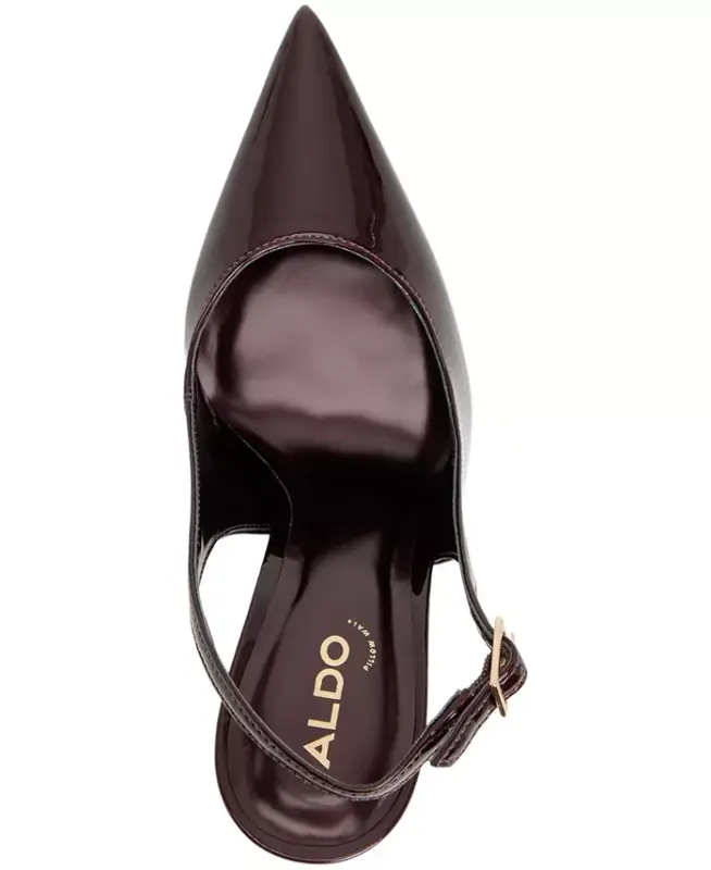 Women's Stessysling Slingback Pumps - Dark Brown Metallic - 4