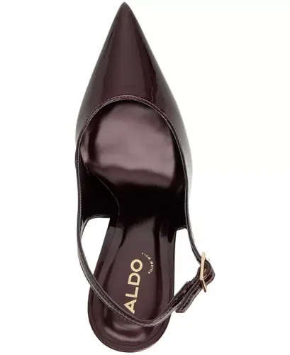 Women's Stessysling Slingback Pumps - Dark Brown Metallic - 4