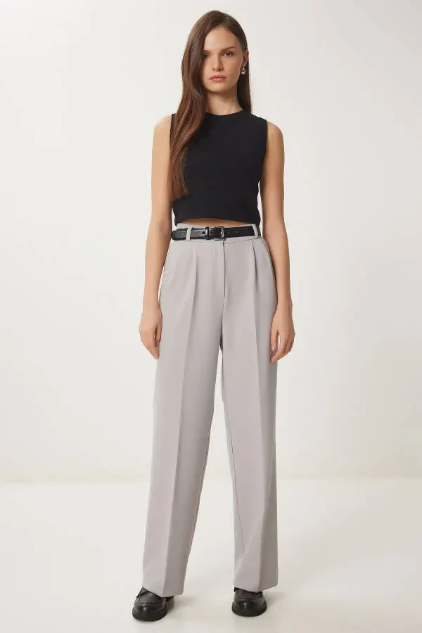 Women's Stone Pocket Palazzo Pants DW00001 - 1