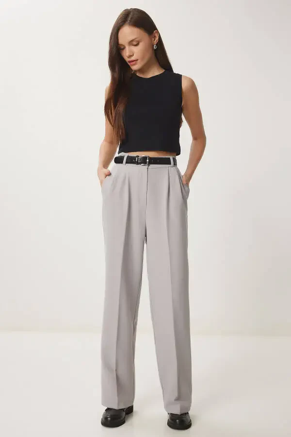 Women's Stone Pocket Palazzo Pants DW00001 - 2