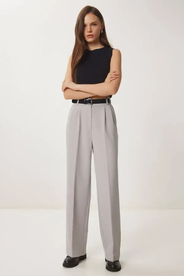 Women's Stone Pocket Palazzo Pants DW00001 - 3