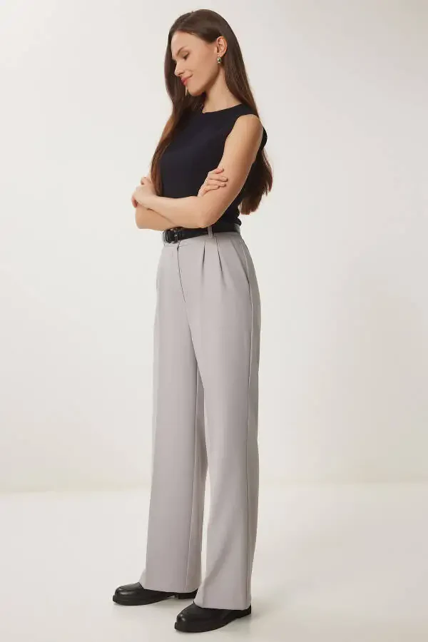 Women's Stone Pocket Palazzo Pants DW00001 - 4