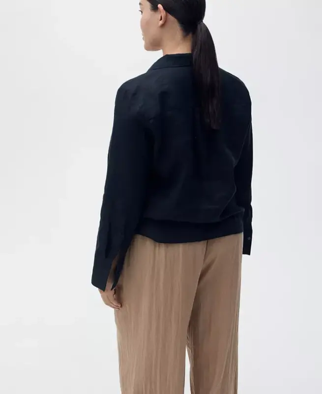 Women's Straight Lyocell Texture Pants - 5