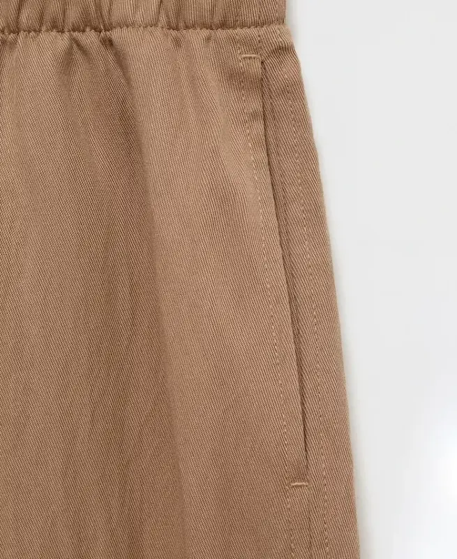 Women's Straight Lyocell Texture Pants - 7