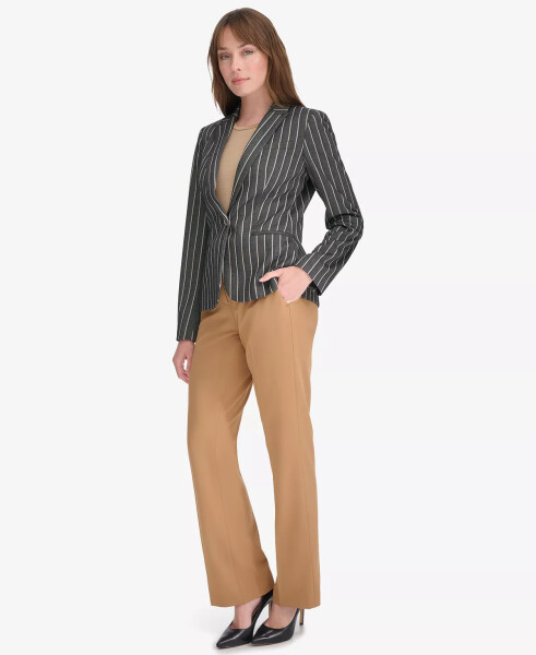 Women's Striped Blazer Blk Multi - 4