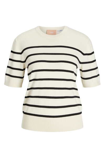 Women's Striped Knit Sweater - Layla - 1