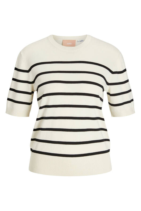 Women's Striped Knit Sweater - Layla - 1