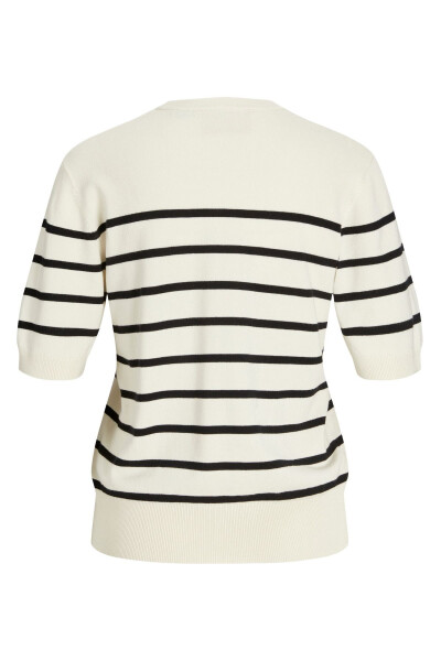 Women's Striped Knit Sweater - Layla - 2