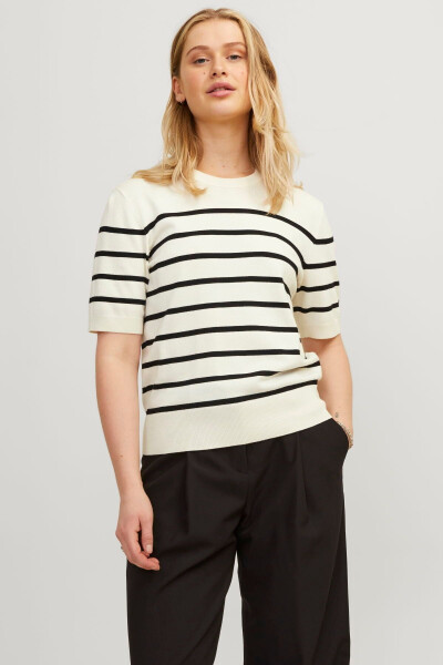 Women's Striped Knit Sweater - Layla - 5