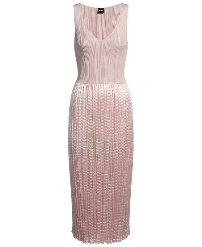 Women's Structured Knitted Dress - 2