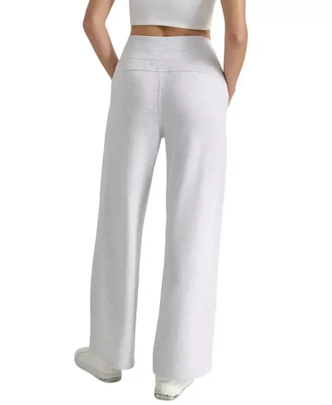 Women's Studded-Logo Wide-Leg Pants - 2