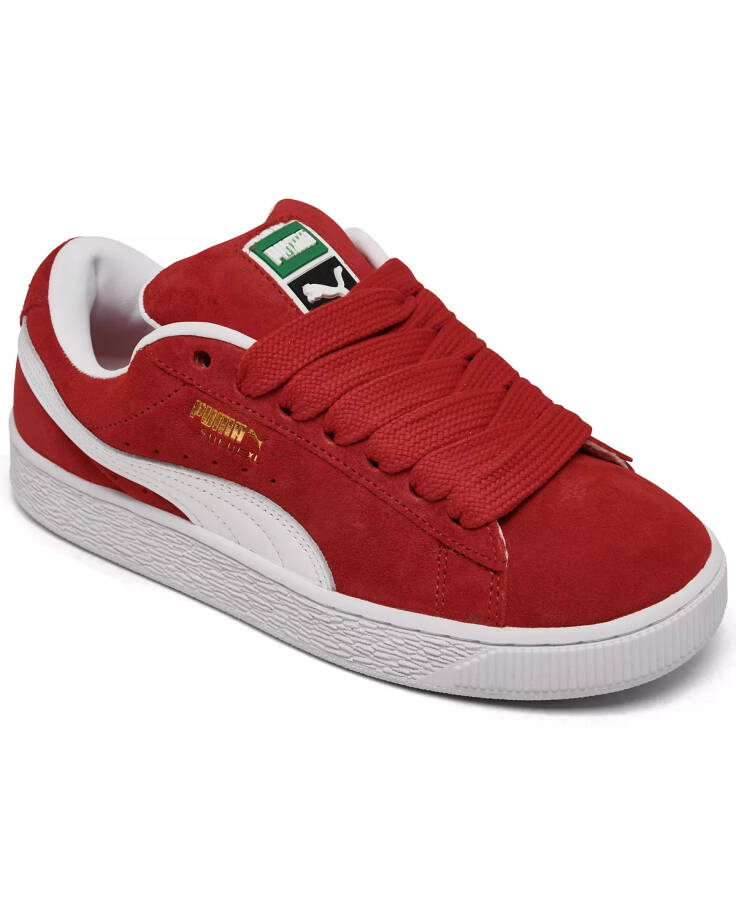 Women's Suede XL Casual Sneakers from Finish Line Red - 1