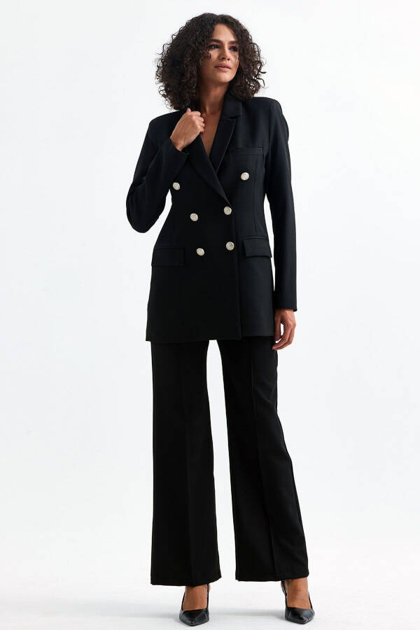 Women's Suit Jacket and Pants | TK34239 Black - 29