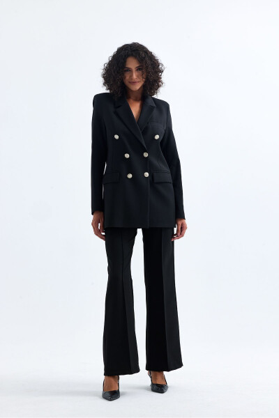 Women's Suit Jacket and Pants | TK34239 Black - 31