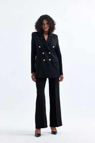 Women's Suit Jacket and Pants | TK34239 Black - 24