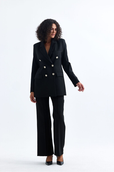 Women's Suit Jacket and Pants | TK34239 Black - 16