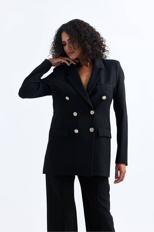 Women's Suit Jacket and Pants | TK34239 Black - 14