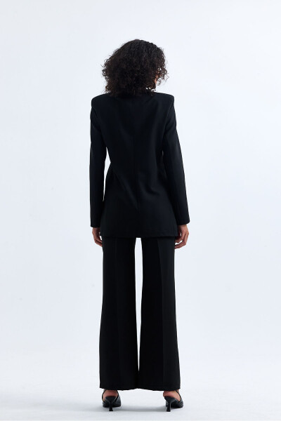 Women's Suit Jacket and Pants | TK34239 Black - 5