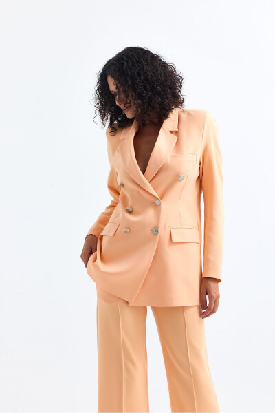 Women's Suit Jacket and Pants | TK34239 Salmon - 32