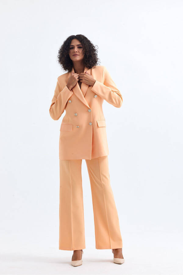 Women's Suit Jacket and Pants | TK34239 Salmon - 35