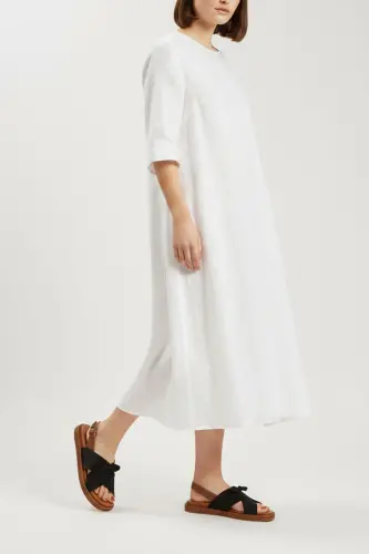 Women's summer sandals, black suede sole, brown soft genuine leather, ankle strap. - 8