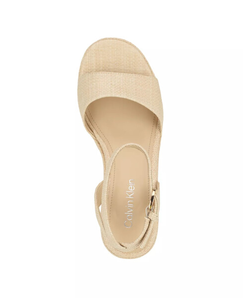 Women's Summer Wedge Sandals Light Natural - 4