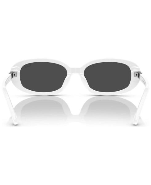 Women's Sunglasses, PH4198U Shiny White - 4