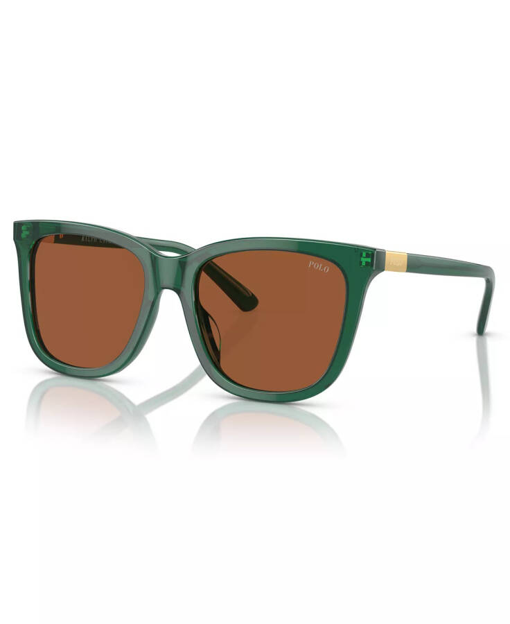 Women's Sunglasses, PH4201U Shiny Transparent Green - 1